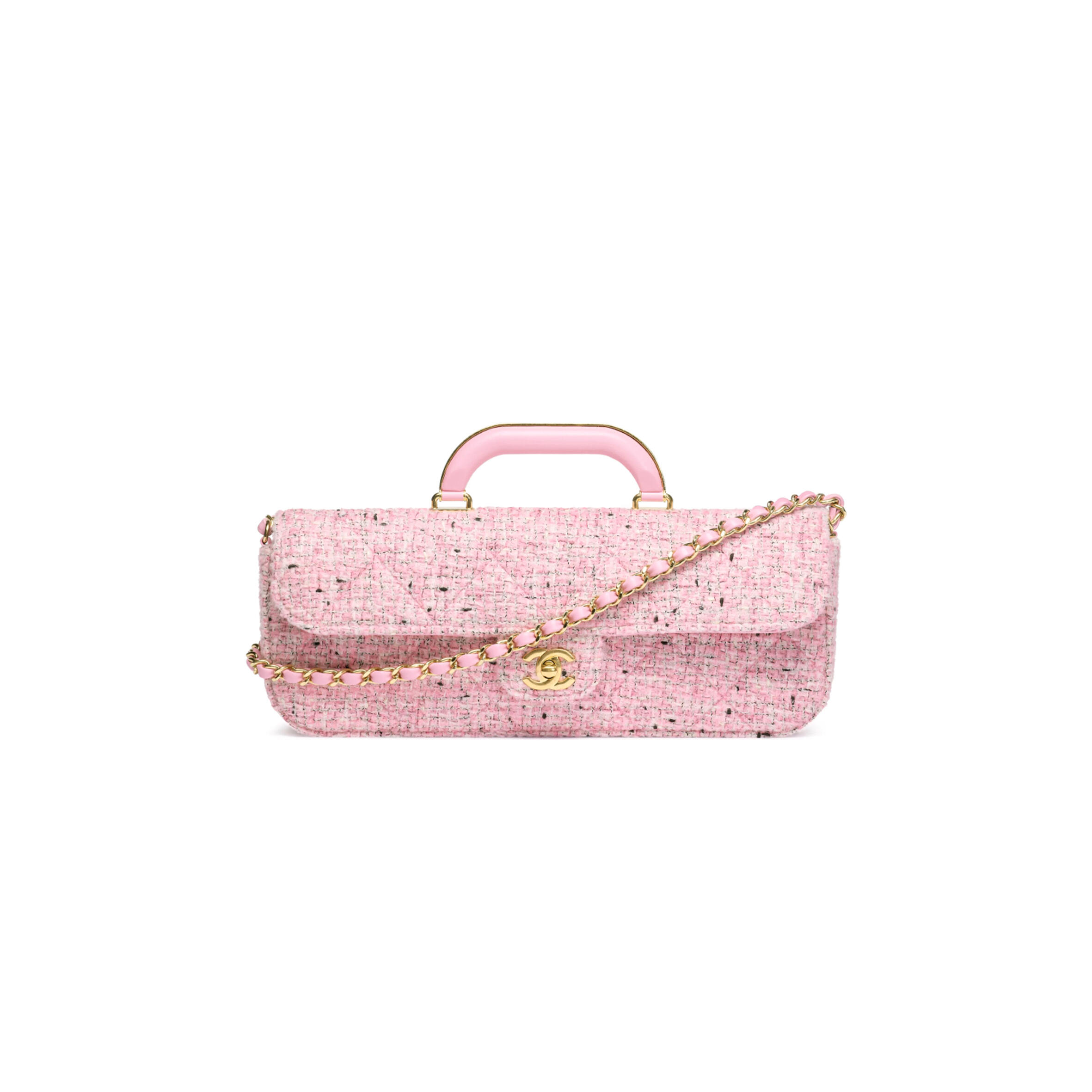 CHANEL LARGE FLAP BAG WITH TOP HANDLE AS5807 (30*12.5*5cm)